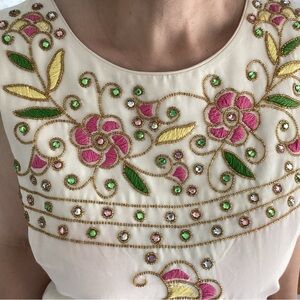 Lilly Pulitzer Pink and Gold Sleeveless Sundress